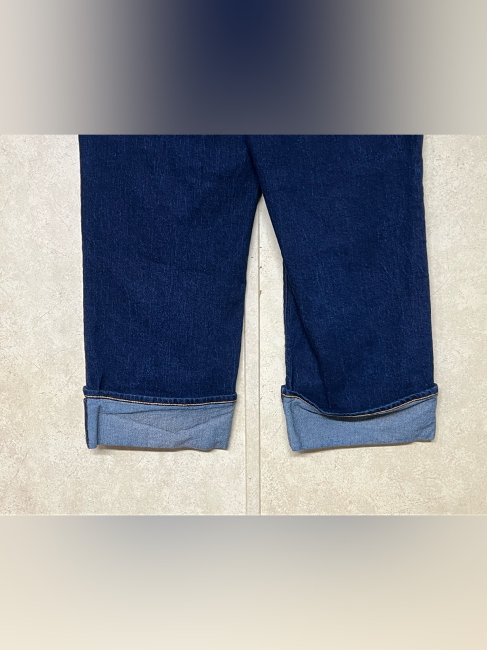 Talbots straight ankle cuff jeans in Warren wash 2025 wide leg - Picture 9 of 12